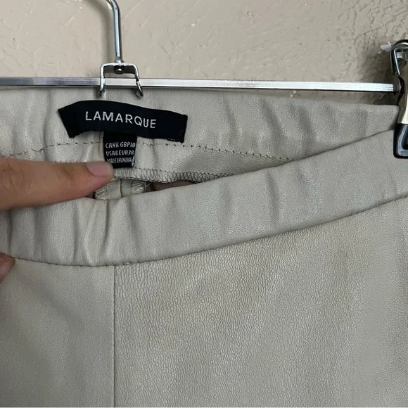 Lamarque Kelly Leather Leggings 6